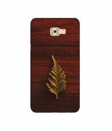 Amazon Brand - Solimo Designer Leaf on Wood 3D Printed Hard Back Case Mobile Cover for Samsung Galaxy C7 Pro