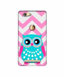 Amazon Brand - Solimo Designer Sky Blue Owl 3D Printed Hard Back Case Mobile Cover for Gionee F103 Pro