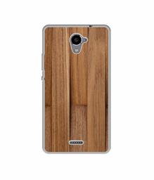 Amazon Brand - Solimo Designer Wooden Art UV Printed Soft Back Case Mobile Cover for Panasonic Eluga Ray X