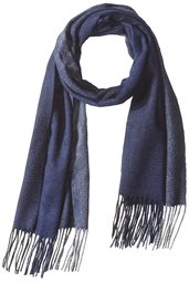 Thirty Five Kent Men's Cashmere Ombre Scarf, Navy