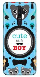 Amazon Brand - Solimo Designer Cute Little Boy Pattern 3D Printed Hard Back Case Mobile Cover for Oppo A9 (2020)