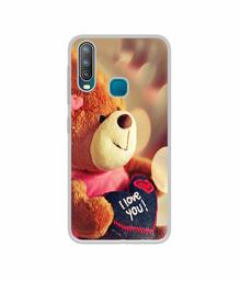 Amazon Brand - Solimo Designer Teddy Bear UV Printed Soft Back Case Mobile Cover for Vivo U10