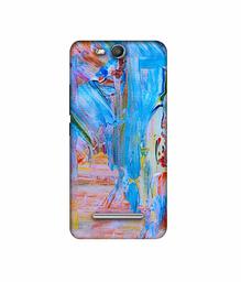 Amazon Brand - Solimo Designer Light Multicolor Canvas 3D Printed Hard Back Case Mobile Cover for Micromax Canvas Juice 3 Q392