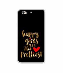 Amazon Brand - Solimo Designer Happy Girls are The Prettiest UV Printed Soft Back Case Mobile Cover for Gionee S6