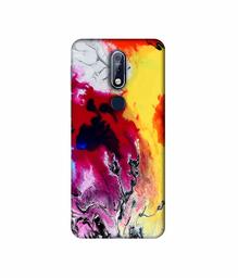 Amazon Brand - Solimo Designer Smash Color 3D Printed Hard Back Case Mobile Cover for Nokia 7.1