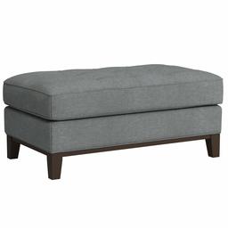 Amazon Brand – Stone & Beam Lyon Upholstered Ottoman, 45.5