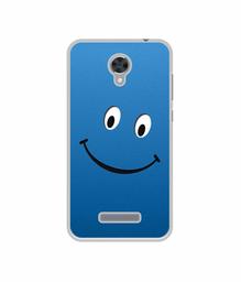 Amazon Brand - Solimo Designer Happy UV Printed Soft Back Case Mobile Cover for Panasonic Eluga i2 Active