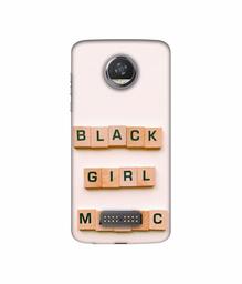 Amazon Brand - Solimo Designer Black Girl Magic 3D Printed Hard Back Case Mobile Cover for Moto Z2 Play