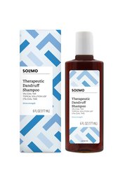 Amazon Brand - Solimo Therapeutic Dandruff Shampoo, Extra Strength, 6 Fluid Ounce