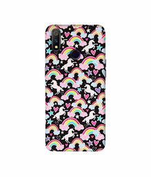 Amazon Brand - Solimo Designer Unicorn Texture 3D Printed Hard Back Case Mobile Cover for Realme 3 Pro