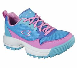 Concept 3 by Skechers Zapatillas con Cordones Fashion-Sneakers, Lavender Multi, 13 Little Kid