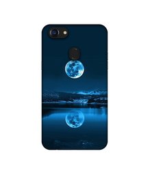 Amazon Brand - Solimo Designer Moon Pattern Print UV Printed Soft Back Case Mobile Cover for Oppo F5