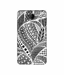 Amazon Brand - Solimo Designer Random White Pattern 3D Printed Hard Back Case Mobile Cover for Microsoft Lumia 650