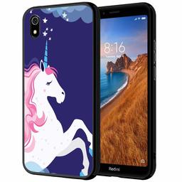 Amazon Brand - Solimo Designer Magical Unicorn Printed Hard Back Case Mobile Cover for Redmi 7A (D1927)