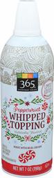 365 by Whole Foods Market, Limited Edition Refrigerated Whipped Topping, Peppermint, 7 Ounce