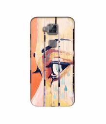 Amazon Brand - Solimo Designer Potrat On Wood 3D Printed Hard Back Case Mobile Cover for Huawei G8