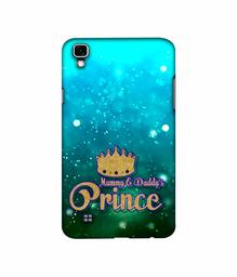 Amazon Brand - Solimo Designer Mummy & Daddy's Prince 3D Printed Hard Back Case Mobile Cover for LG X Power