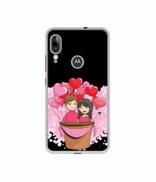 Amazon Brand - Solimo Designer Boy and Girl UV Printed Soft Back Case Mobile Cover for Motorola Moto E6s