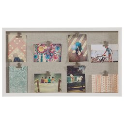 Amazon Brand – Stone & Beam Modern Multiclip Collage Picture Frame, 26.7