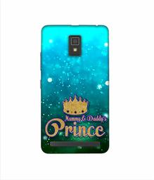 Amazon Brand - Solimo Designer Mummy & Daddy's Prince 3D Printed Hard Back Case Mobile Cover for Lenovo A6600