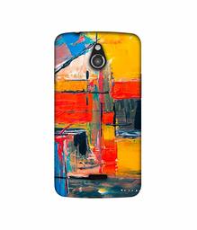 Amazon Brand - Solimo Designer Multicolor Squre Blocks 3D Printed Hard Back Case Mobile Cover for InFocus M2