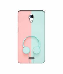 Amazon Brand - Solimo Designer Head Phone 3D Printed Hard Back Case Mobile Cover for Micromax Canvas Unite 2 A106