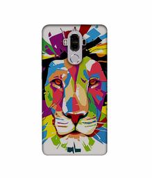 Amazon Brand - Solimo Designer Lion Multicolor Vector 3D Printed Hard Back Case Mobile Cover for Huawei Mate 9