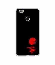 Amazon Brand - Solimo Designer Red Moon UV Printed Soft Back Case Mobile Cover for Gionee M7 Power