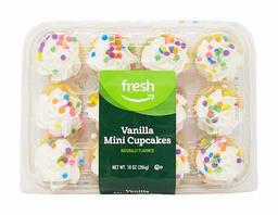 Fresh Brand – Vanilla Mini Cupcakes, 10 oz (12 ct)