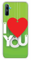 Amazon Brand - Solimo Designer Multicolor Love Quote Green Design Printed Soft Back Case Mobile Cover for Realme C3