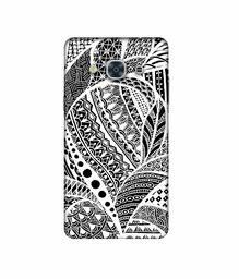 Amazon Brand - Solimo Designer Random White Pattern 3D Printed Hard Back Case Mobile Cover for Samsung Galaxy J3 Pro