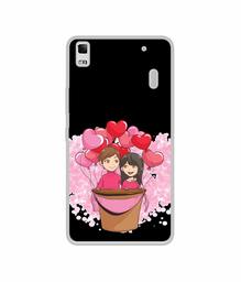 Amazon Brand - Solimo Designer Boy and Girl UV Printed Soft Back Case Mobile Cover for Lenovo K3 Note / A7000