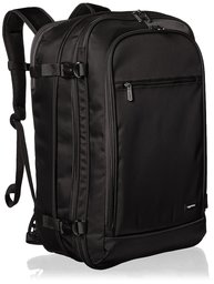 AmazonBasics Carry-On Travel Backpack - Black