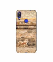 Amazon Brand - Solimo Designer Rushed Marble 3D Printed Hard Back Case Mobile Cover for Xiaomi Redmi Note 7S