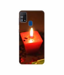 Amazon Brand - Solimo Designer Candle Light 3D Printed Hard Back Case Mobile Cover for Samsung Galaxy M31