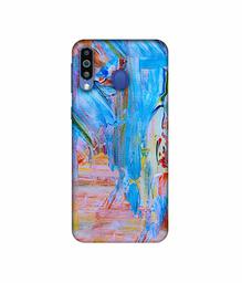 Amazon Brand - Solimo Designer Light Multicolor Canvas 3D Printed Hard Back Case Mobile Cover for Samsung Galaxy M21