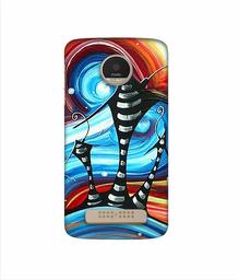 Amazon Brand - Solimo Designer Abstarct Texture 3D Printed Hard Back Case Mobile Cover for Motorola Moto Z Play