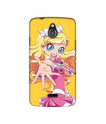 Amazon Brand - Solimo Designer Singing Girl Vector 3D Printed Hard Back Case Mobile Cover for InFocus M2