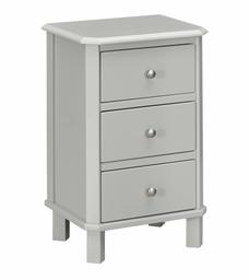 Ravenna Home Naomi 3-Drawer Storage Side End Table Nightstand, 17.7