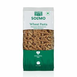 Amazon Brand - Solimo Whole Durum Wheat Fusilli Pasta, 500g