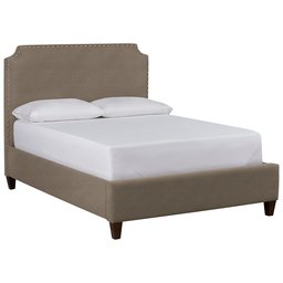 Amazon Brand – Stone & Beam Tisbury Nailhead Trim Queen Bed, 66