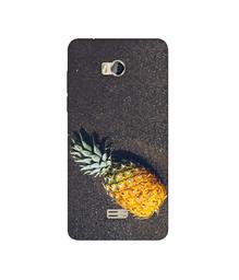 Amazon Brand - Solimo Designer Pineapple 3D Printed Hard Back Case Mobile Cover for Micromax Bolt Q336