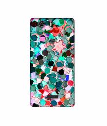 Amazon Brand - Solimo Designer Multicolor Stone 3D Printed Hard Back Case Mobile Cover for Micromax Canvas Nitro 2 E311