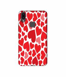 Amazon Brand - Solimo Designer Heart Pattern 3D Printed Hard Back Case Mobile Cover for Vivo V9 / V9 Pro