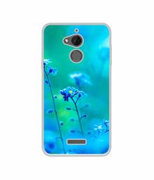 Amazon Brand - Solimo Designer Blue Flower UV Printed Soft Back Case Mobile Cover for Coolpad Note 5