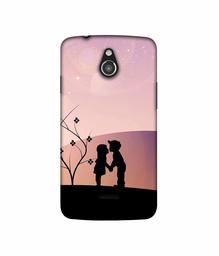 Amazon Brand - Solimo Designer Kiss-ing Couple 3D Printed Hard Back Case Mobile Cover for InFocus M2