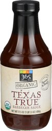 365 Everyday Value, Organic Texas True Barbecue Sauce, 17.5 Ounce