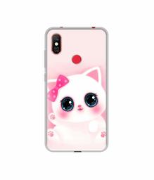 Amazon Brand - Solimo Designer Babby Kitty UV Printed Soft Back Case Mobile Cover for Redmi Note 6 Pro