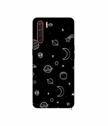 Amazon Brand - Solimo Designer Solar System 3D Printed Hard Back Case Mobile Cover for Oppo A91