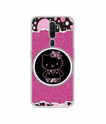 Amazon Brand - Solimo Designer Kitty with Glitter UV Printed Soft Back Case Mobile Cover for Oppo A5 (2020)